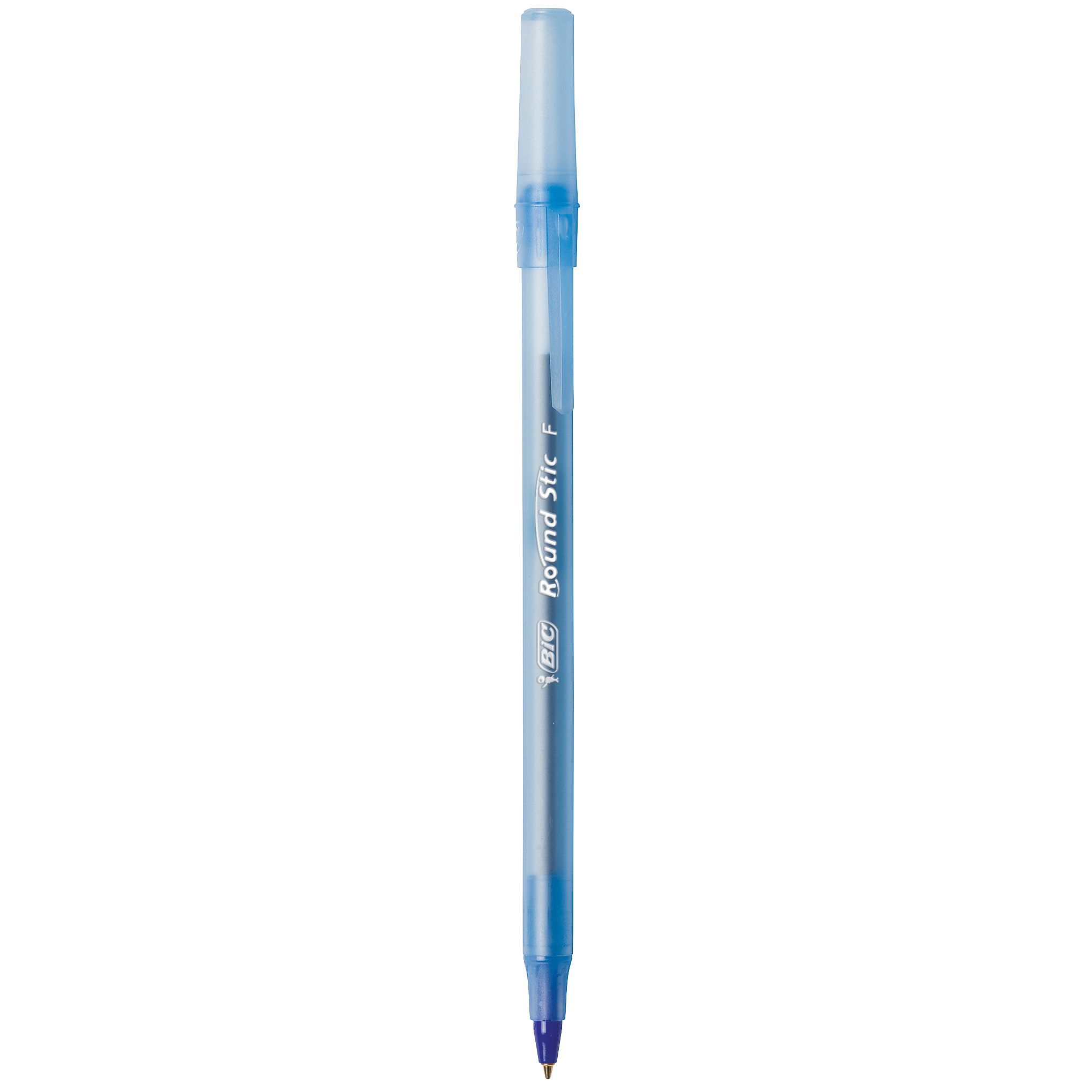 BIC Round Stic® Xtra Precision Ball Point Pens, Fine Point (0.8mm), Blue, 12 Pack - image 4 of 7