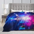 thumbnail image 4 of Throw Blanket Cyberpunk Mystic Future Surreal For Couch-Ultra-Soft Micro Fleece Sofa Bed Camping Travel Blanket For Kid Baby Boys Girls Adults 80"X60", 4 of 8
