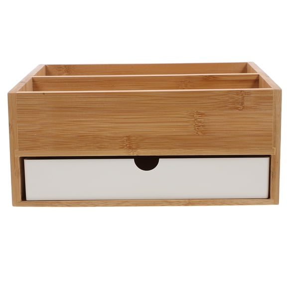 Desktop Folding Storage Boxnon Mail Organizer Countertop Bamboo