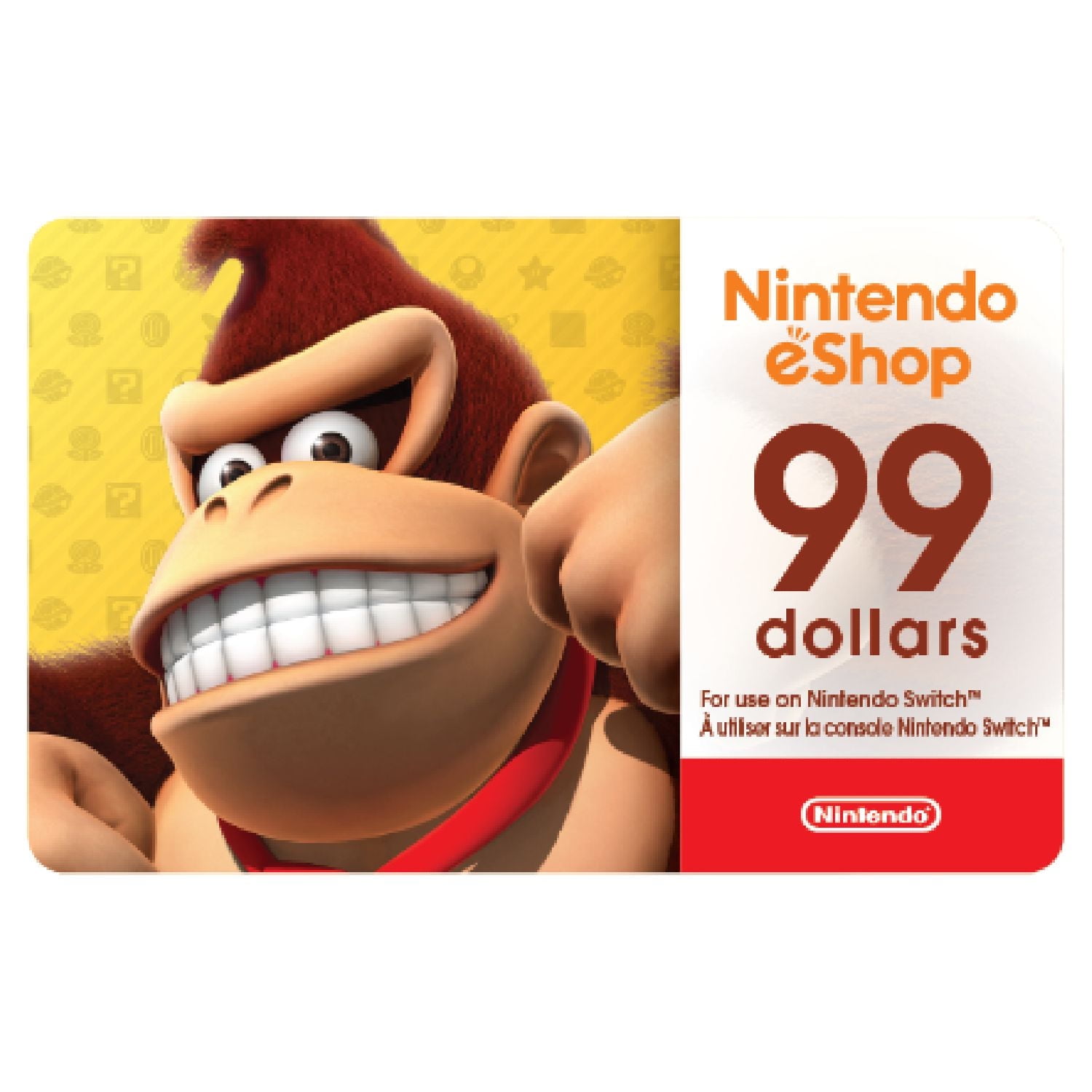 Nintendo 99 eShop Gift Card Digital Code Walmart