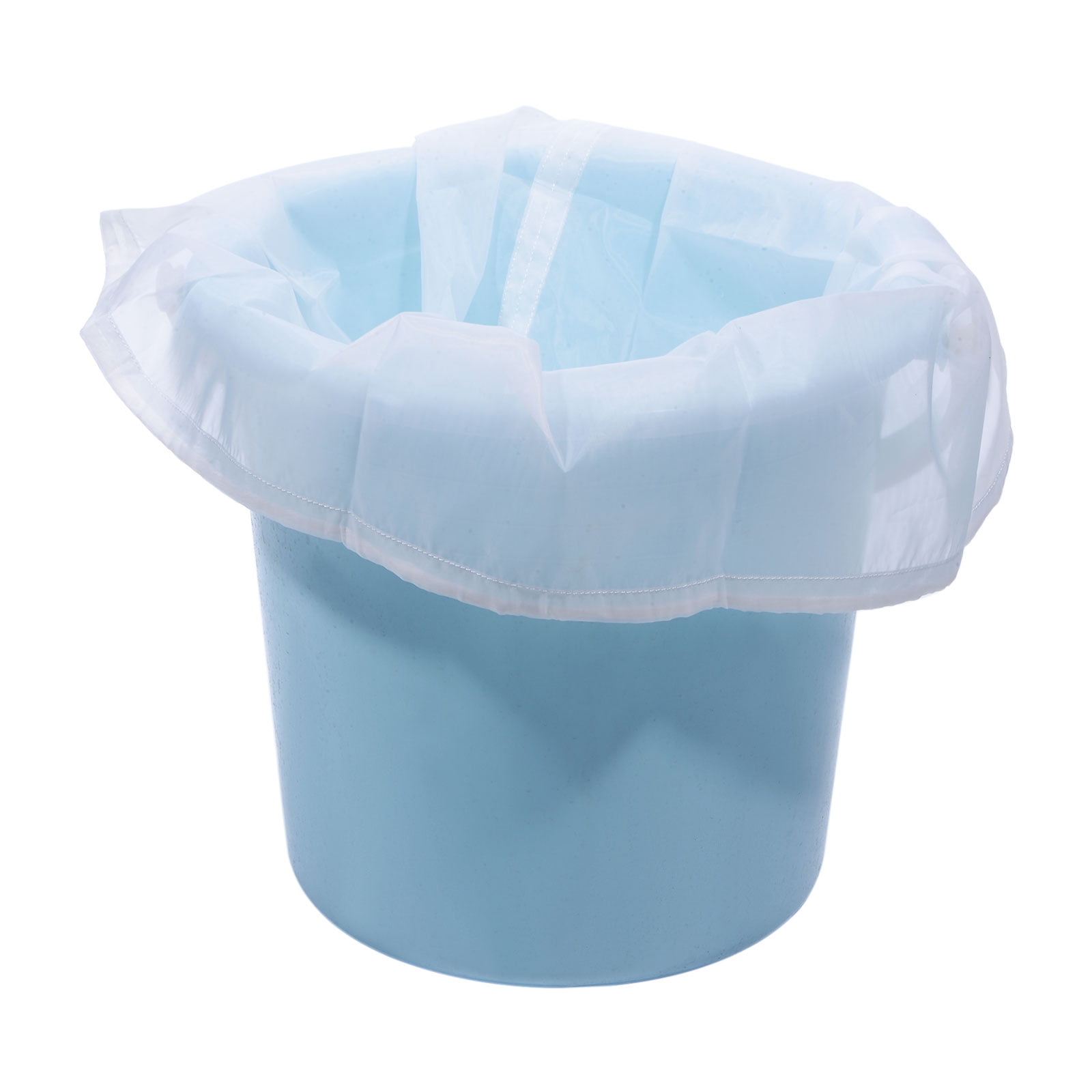Unique Bargains Paint Filter Bag Nylon Strainer with Drawstring White 160Mesh