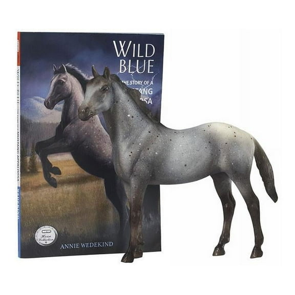 Breyer Classics Wild Blue: Book and Horse Toy Set (1:12 Scale)