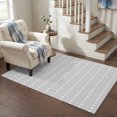 thumbnail image 2 of Area Rugs 3'x5', Geometric Stripes Carpet Runner Indoor Outdoor Rugs Home Decor Aesthetic, Polka Dots Abstract Modern Grey Non Slip Mats Washable Accent Rug for Living Room Bedroom, 2 of 5