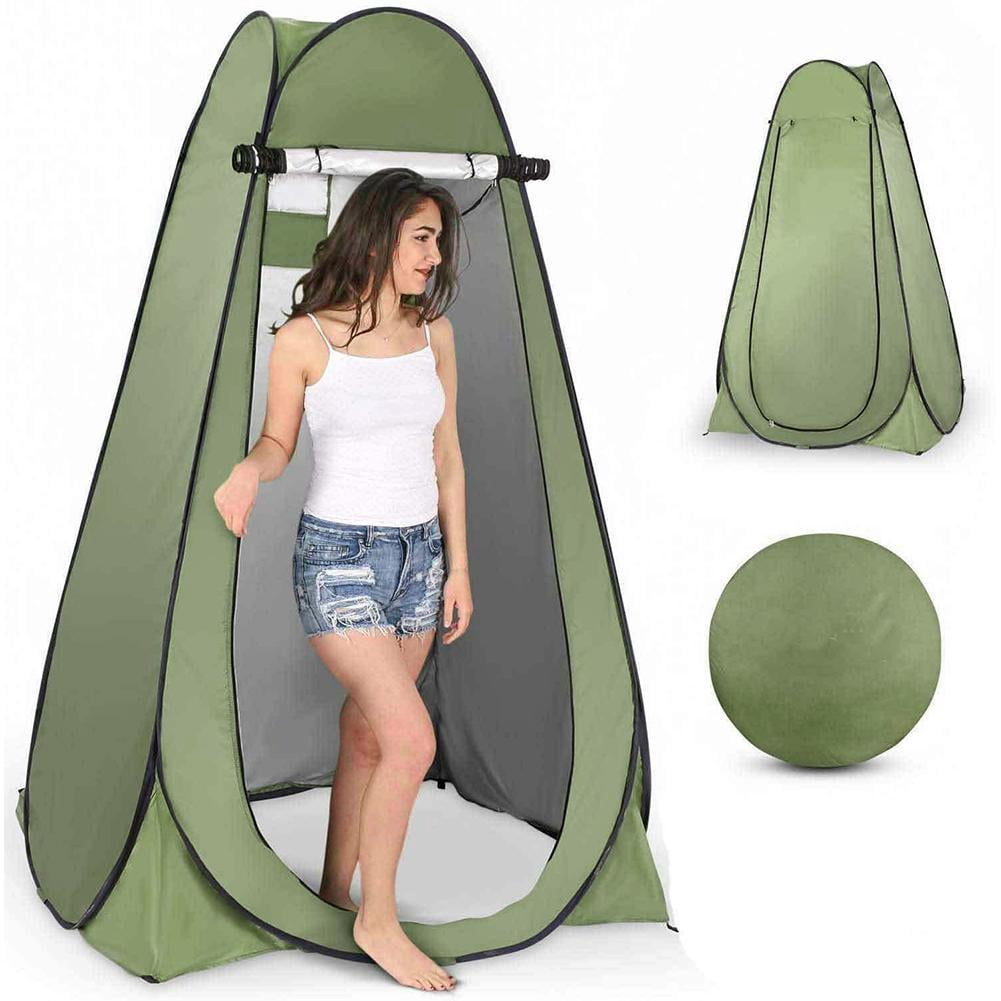 LNGOOR 6.3 FT Portable Changing Tent Camping Shower Tent Privacy Shelter Toilet Dressing Fishing Bathing Storage Room for Outdoor Beach Park (6.3x4x4 FT)