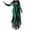 Green, variant on Long Dresses for Lady Hollow Lace Maxi Dress Womens Formal Evening Gowns, Asymmetrical Elegant Long Floor-Length Lace Dress Black 3XL