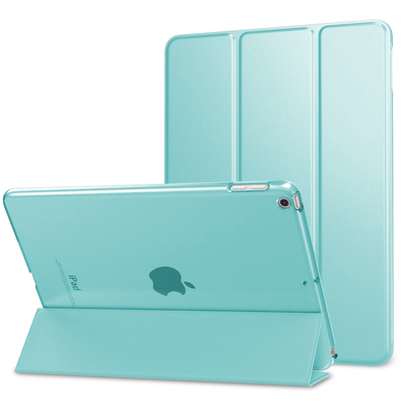 Trifold Smart Case for iPad Mini 5, Lightweight Trifold Stand Case with Auto Sleep/Wake Function, Microfiber Lining, Hard Back Cover for iPad Mini 5 7.9"