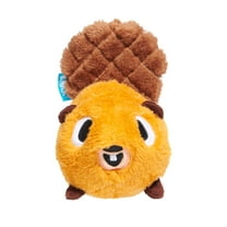 BARK Plush Dam Daniel Beaver Dog Toy, Brown, for Small and Medium Dog Sizes