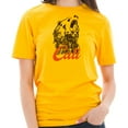 thumbnail image 3 of Big Size Cali Bear Graphic Design Unisex Short Sleeve Cotton Jersey T-Shirt - Taxi Gold XL, 3 of 4