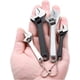 thumbnail image 2 of Adjustable Wrench Mi NI 2.5/4 Inch Adjustable Wrench, OpenEnd Wrench, Adjustable Roll Wrench, Can Be Taken Along (2.5inch Silver), 2 of 5