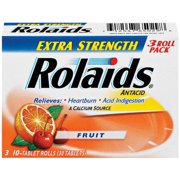 McNeil Rolaids Antacid/Calcium Supplement, 30 ea