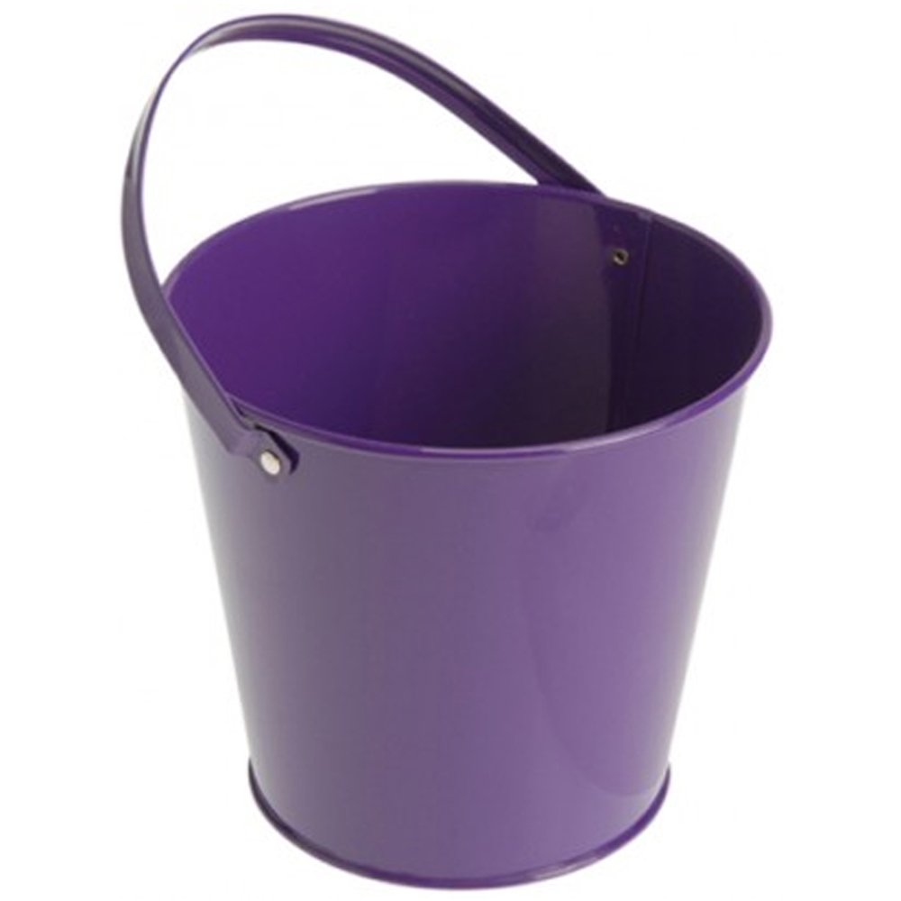 Metal Bucket, Purple