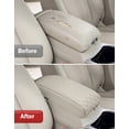 thumbnail image 6 of KBH Center Console Cover for Cadillac SRX 2010-2016, Middle Console Arm Rest Lid Cushion Protector for Car Interior Accessories, Beige Anti-Scratch Leather Trim, 6 of 8