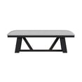 thumbnail image 2 of Picket House Furnishings Pinnacle Dining Bench with Light Gray Fabric - Charcoal, 2 of 7