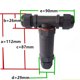 thumbnail image 2 of unbranded Conector De Cable Impermeable Negro Para Extensión De Cables En Exteriores Y Jardín, 2 of 3