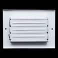 thumbnail image 5 of [2 Pack] Fits 6x4 Duct Opening Steel Adjustable Air Supply Grille by Handua | Register Vent Cover Grill for Sidewall and Ceiling | White | Outer Size: 7.75" X 5.75", 5 of 9