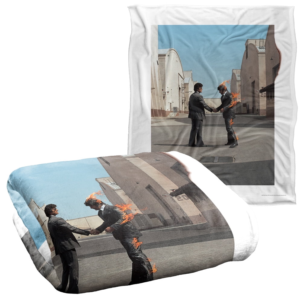 Pink Floyd Blanket, 50"x60", Wish You were Here, Silky Touch Super Soft