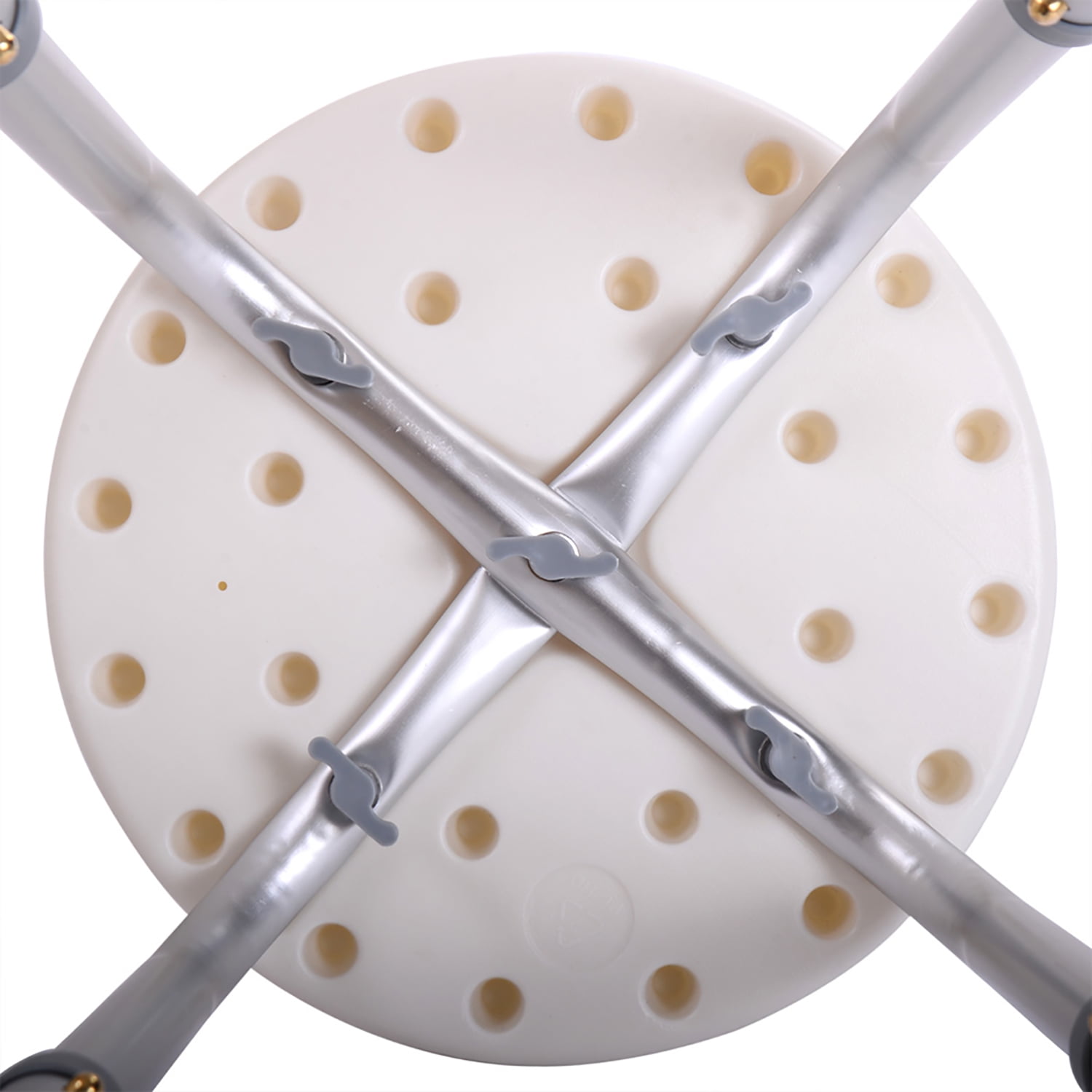 YYAo Shower Stool, Shower Chair Bench with Adjustable Heights and Non-Slip Rubber for Safety and Stability, White YYAo Shower Stool, Shower Chair Bench with Adjustable Heights and Non-Slip Rubber for Safety and Stability, White