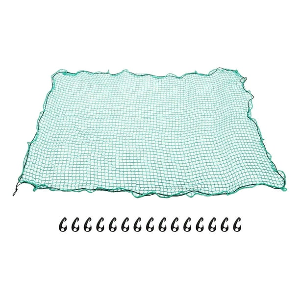 Red de carga para almacenamiento de automóviles, color verde, resistente, para cargas diarias. 2M