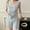 Blue, variant on LIZUOJUN Pajama Sets For Women 2 Piece Sleeveless Tank Top And Shorts Set Wide Strap Contrast Binding Soft Breathable Lightweight Loungewear Home Pajamas - L
