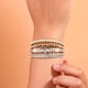 thumbnail image 4 of Pulseras envolventes bohemias, brazalete de cuero, pulseras con cuentas doradas para mujer, pulseras infinitas apilables, joyería con cierre, 4 of 6