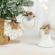 thumbnail image 2 of 1/2 piezas de copos de nieve blancos, campanas colgantes de Navidad, adornos colgantes para árbol de Navidad, bolas para el hogar, decoración de fiestas de Año Nuevo, regalos, 2 of 5