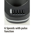 thumbnail image 6 of Mainstays 6 Speed Blender with 48 Ounce Jar, 360 Watt, Black, New, 6 of 12