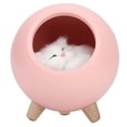 thumbnail image 1 of Lámpara de Ambiente EOTVIA Luz Nocturna Gato LED Rosa, 1 of 6