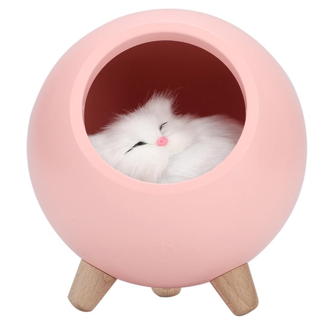 Lámpara de Ambiente EOTVIA Luz Nocturna Gato LED Rosa