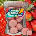 thumbnail image 3 of Fun Flavors Box Freeze Dried Candy Strawberry Taffy, Unique Exotic Crunch Snack Treats, 2 oz, 3 of 8