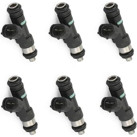 6 PCS Fuel Injector 16600-7S000 0280158007 Fits For Nissan Frontier Xterra 4.0L 16600-7S00A