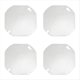thumbnail image 1 of 4 Paquetes de Cubiertas Octogonales para Caja Eléctrica, Cubiertas de Acero Galvanizado para Caja de Conexiones, Cubiertas para Caja de Salida Octogonal., 1 of 5