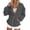 Y103-Dark Gray, variant on PRfgtbd Women's Full Zip Hoodies Fashion Solid Color Casual Hoodie Long Sleeve Hooded Sweatshirts Pockets Jacket Coat for Women