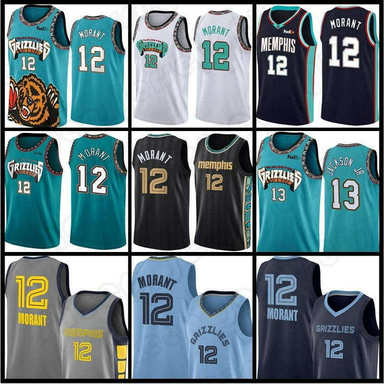 NBA_ Basketball Jerseys Grizzlies''Ja 12 Morant Memphis''Jokic 15 Jaren 13 Jackson Jr Denver''Nuggets''Jamal 27 Murray Nikola 75th Anniversary