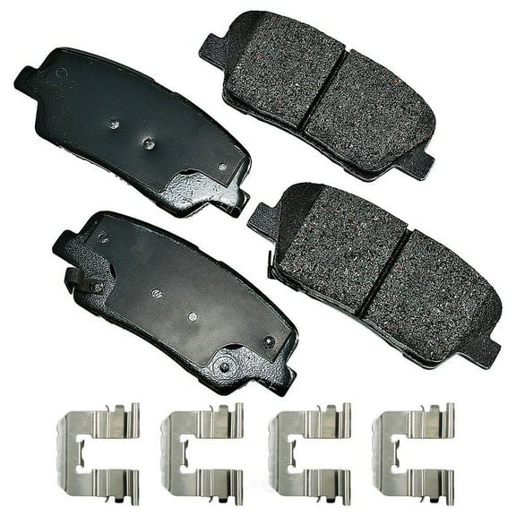 Disc Brake Pad Set Fits select: 2011-2015 KIA SORENTO, 2013-2016 HYUNDAI SANTA FE SPORT