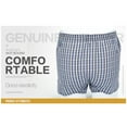 thumbnail image 4 of Osdhezcn Mens Cotton Plaid Boxers Shorts Loose Comfortable Button Fly Homewear Panties, 4 of 18
