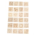 thumbnail image 3 of Suministros Para Manualidades, Plantilla De Pintura Fácil De Limpiar Hueco De Madera Versátil Para Manualidades De Boda Para Revista De Arte Para Armario De Mesa Fyydes Cocina, Decoración y Otros, 3 of 5