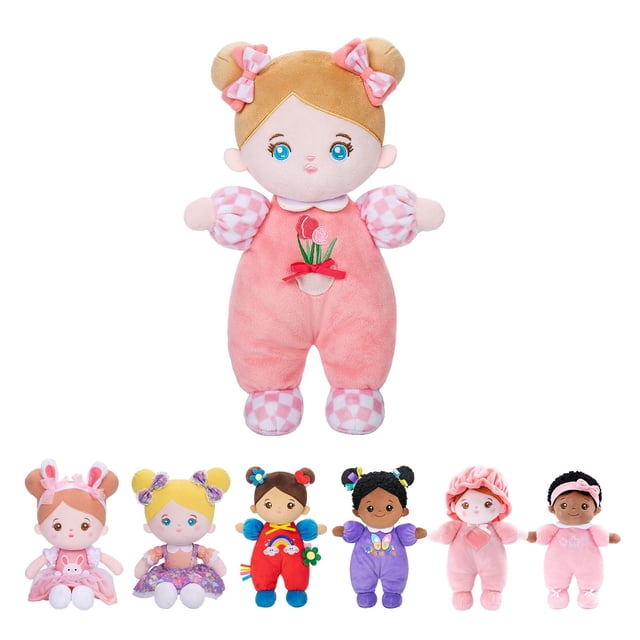 Muñeca suave OUOZZZ, regalo de mi primer cumpleaños para niña, 10 pulgadas