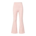 thumbnail image 5 of Bmisegm Girls Pants High Waist Lightweight Knit Yoga Trousers for Play and Everyday Comfort with Soft Breathable Workout Pants,02_Pink,8-9 Years, 5 of 5