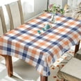 thumbnail image 4 of GZHJMY Buffalo Plaid Tablecloth, Rectangle Waterproof Washable Polyester Table Cover for Picnic Dinner Holiday Party Decor, 60 x 120 Inch, 4 of 7