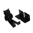 thumbnail image 3 of WHAMVOX Space Saving 1 Set Bike Hanger Owl Shaped Wall Mounting For Home Use Black, 3 of 8