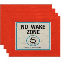 Simply Daisy 18" x 14" No Wake Word Print Placemat