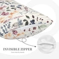 thumbnail image 5 of Bixox Watercolor Floral Printed Pillow Protector,Super Soft Ideal for Home,Guests,Rentals - 14"x20", 5 of 8