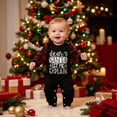 thumbnail image 5 of mgoYE Newborn Baby Boy Girl Fall Winter Christmas Clothes 3 6 9 12 Month Plaid Long Sleeve Romper Jumpsuit Cute Infant One Piece Outfit(Black,0-3 Months), 5 of 9