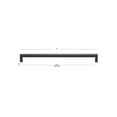 thumbnail image 4 of GlideRite 12-5/8 in. 320mm Center to Center Smooth Bar Pull, Matte Black, 4 of 4