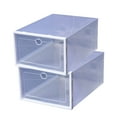 thumbnail image 3 of Shoe Storage Box Stackable Clear Plastic Drawer Organizer with Ventilation, Transparent Front for Easy Viewing, Space Saving Design for Closet Bedroom or Entryway Organization,Vsgery, 3 of 3