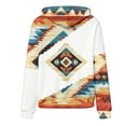 thumbnail image 5 of Levmjia Womens Hooded Sweatshirts Long Sleeve Vintage Fashion Printed Tops Casual Blouse Work Holiday Home Relaxation Soft Breathable Comfort Fit Daily Wear, 5 of 5