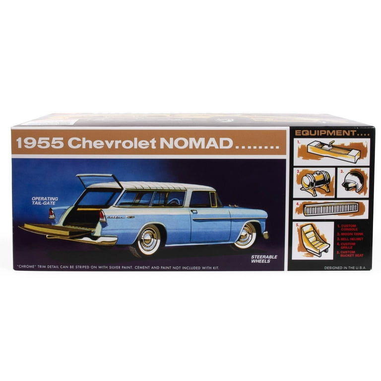 AMT 1955 Chevrolet Nomad 3-in-1 Plastic Assembly Model Kit
