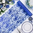 thumbnail image 2 of Dalrosia Sequin Metallic Table Runner 16FT Long Thin Mesh Sparkle Table Runner Roll Table Decorations for Wedding Bridal Shower, Baby Shower, Birthday Party, 2 of 7