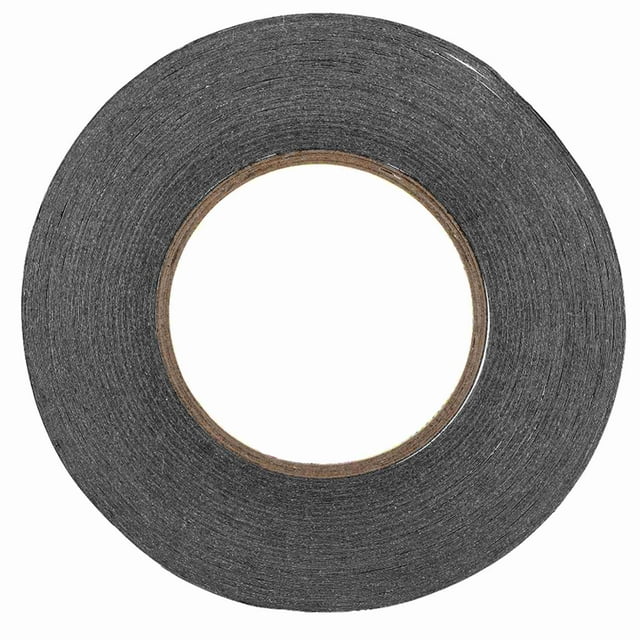 Pegamento adhesivo de doble cara negro de 50 m de largo para reparar pantallas LCD de celulares (ancho: 1 mm)