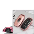 thumbnail image 3 of Glossy Rose Gold Soft TPU Remote Key Fob Cover Case For Ford Lincoln 4 / 5 Button Intelligent Keyless, 3 of 6